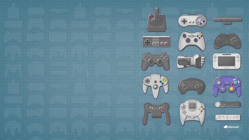 Video game controllers through the years