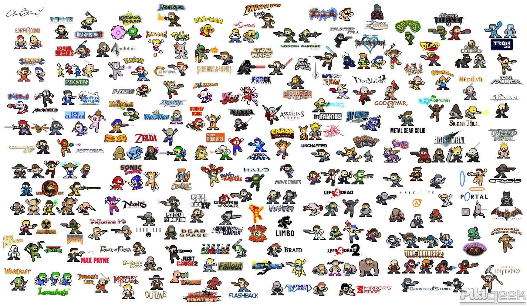 Video game logos collection