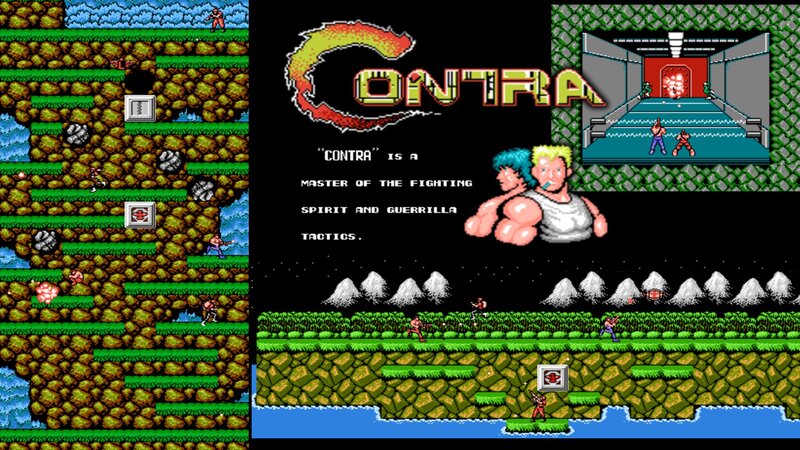 Video Game Title Screen — Black