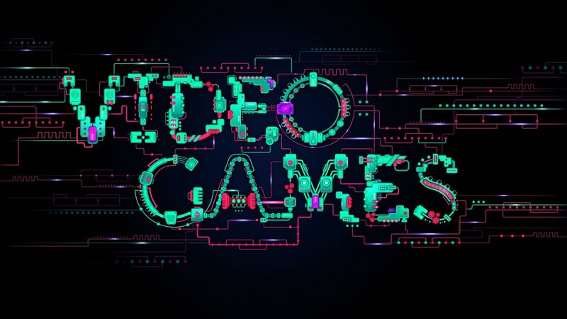 Video Games Text — Green