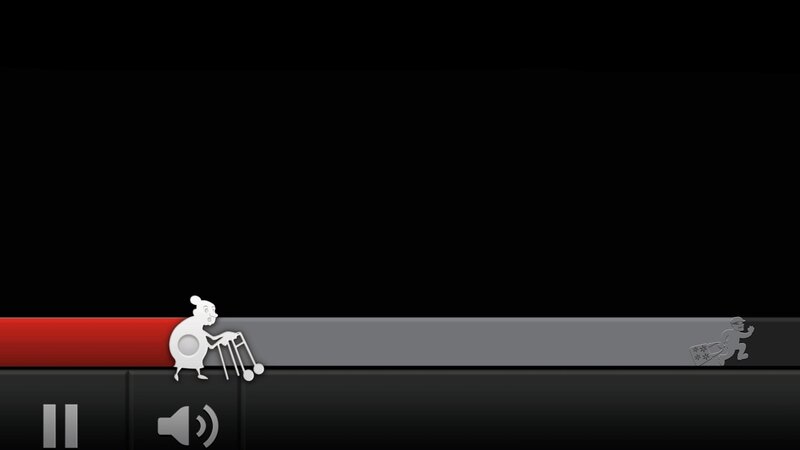 Video player with animated characters