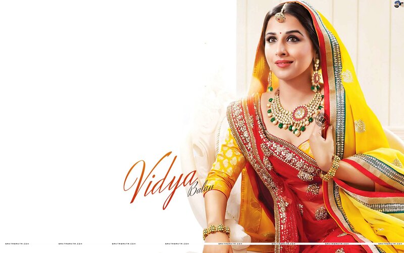 Vidya Balan in traditional attire