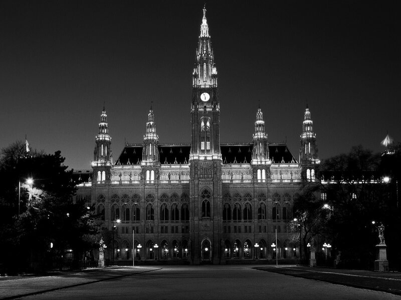 Vienna City Hall — Black
