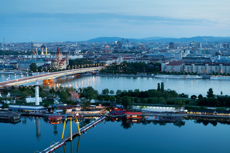 Vienna Cityscape at Dusk