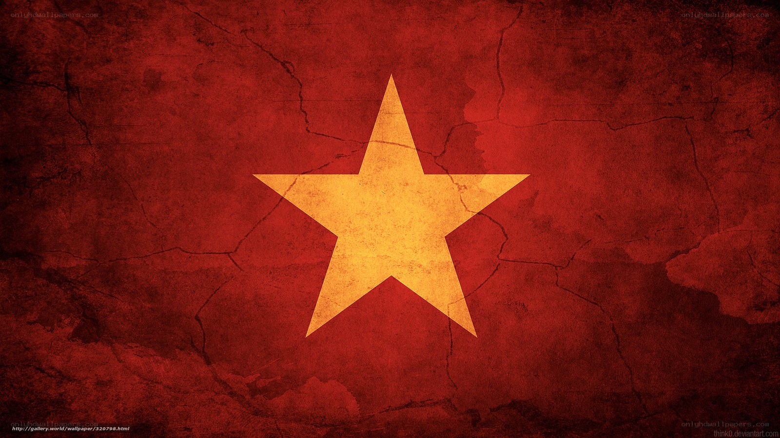 Vietnam flag with star