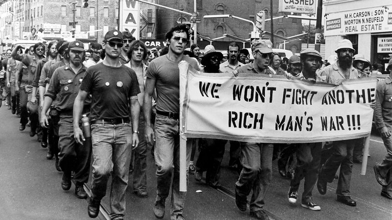 Vietnam War protest march