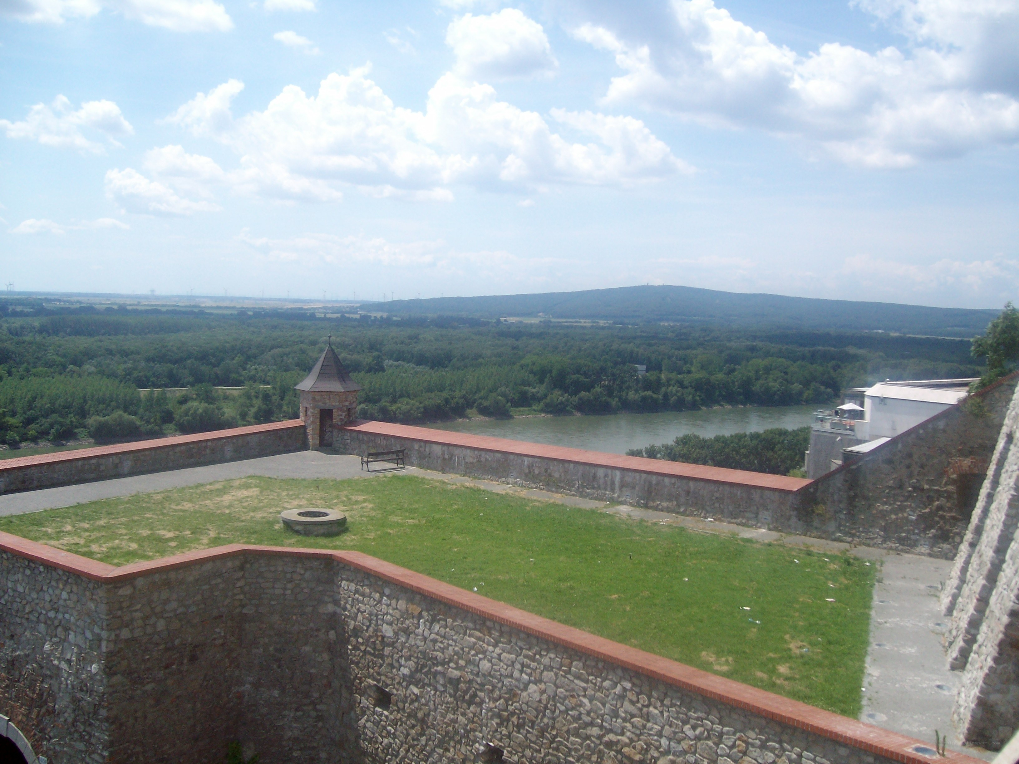 View from a castle wall