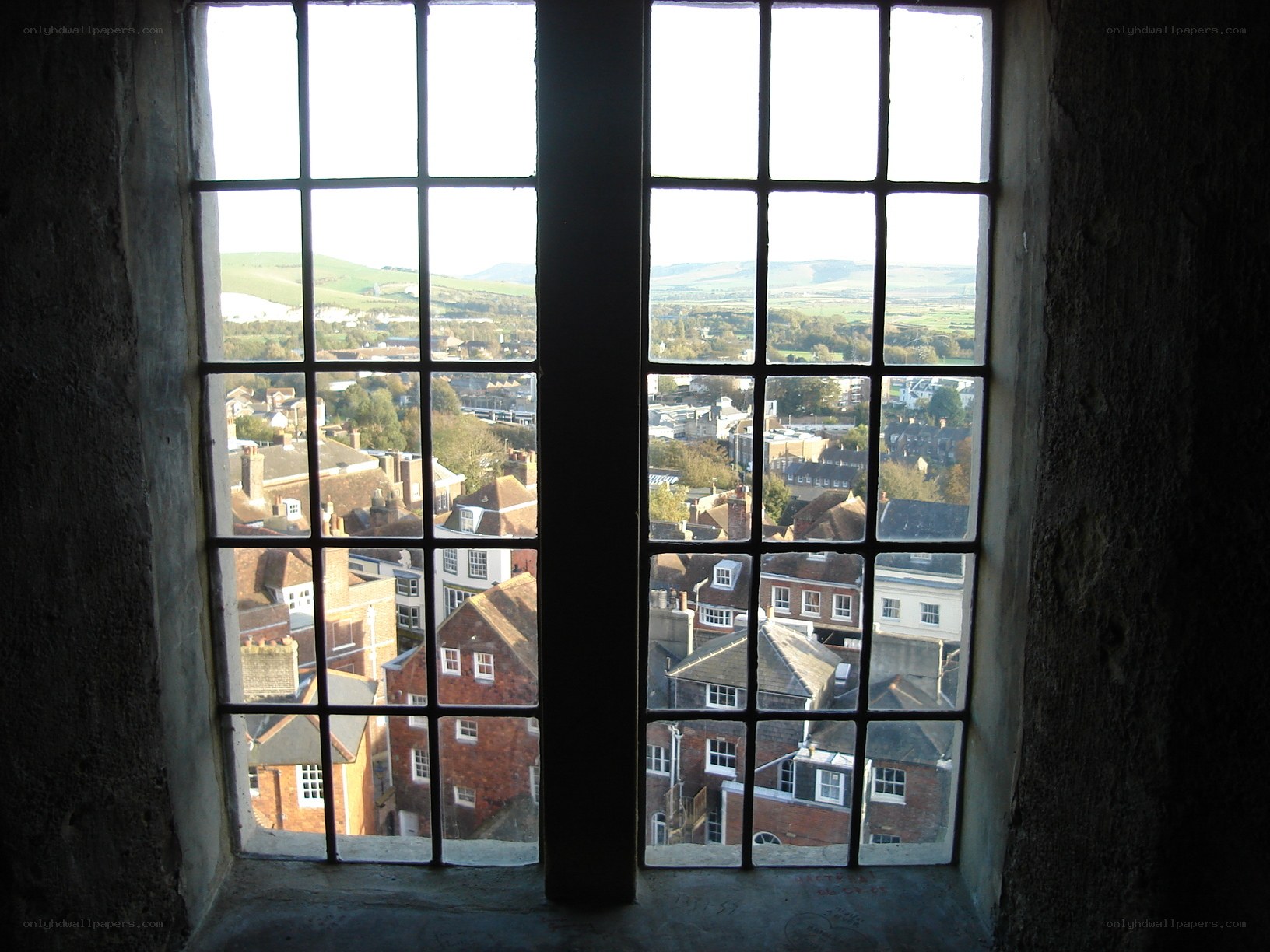 View from a historic window