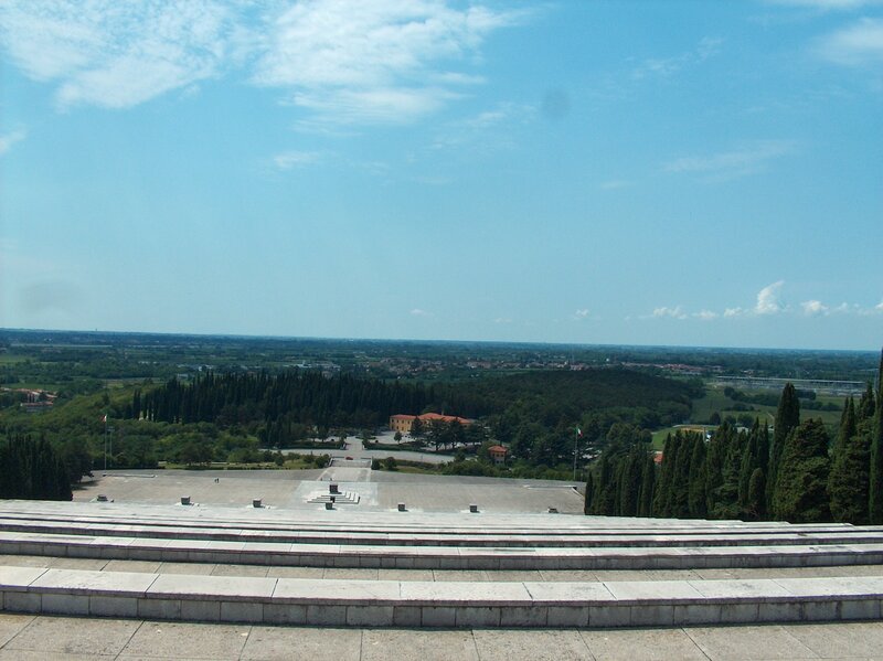 View from a monument terrace