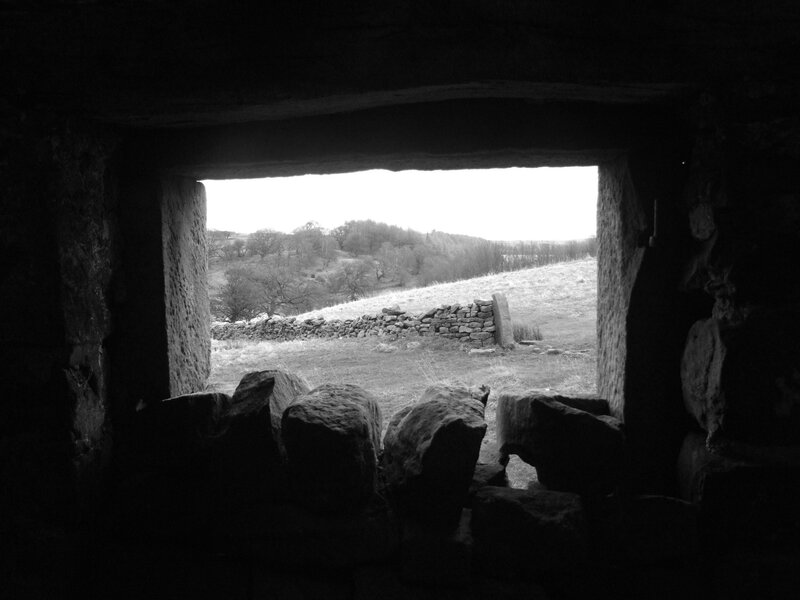 View from a stone structure