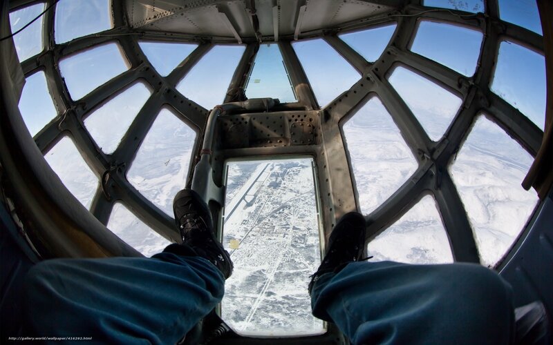 view from aircraft cockpit