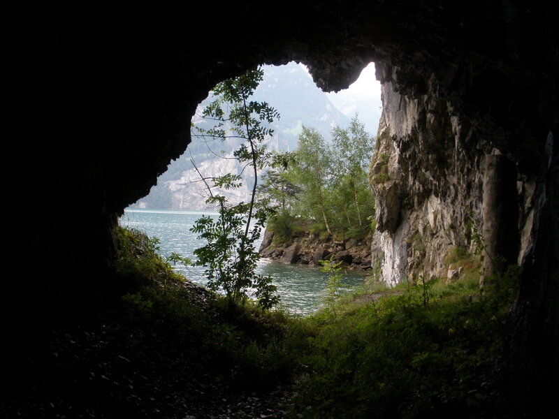 View from Cave Entrance — Green
