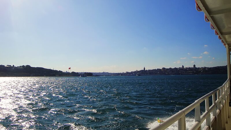 View from Ferry on Water