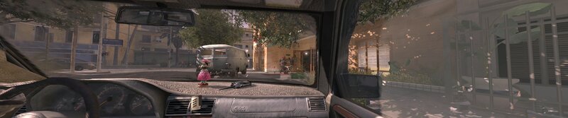 view from inside a car