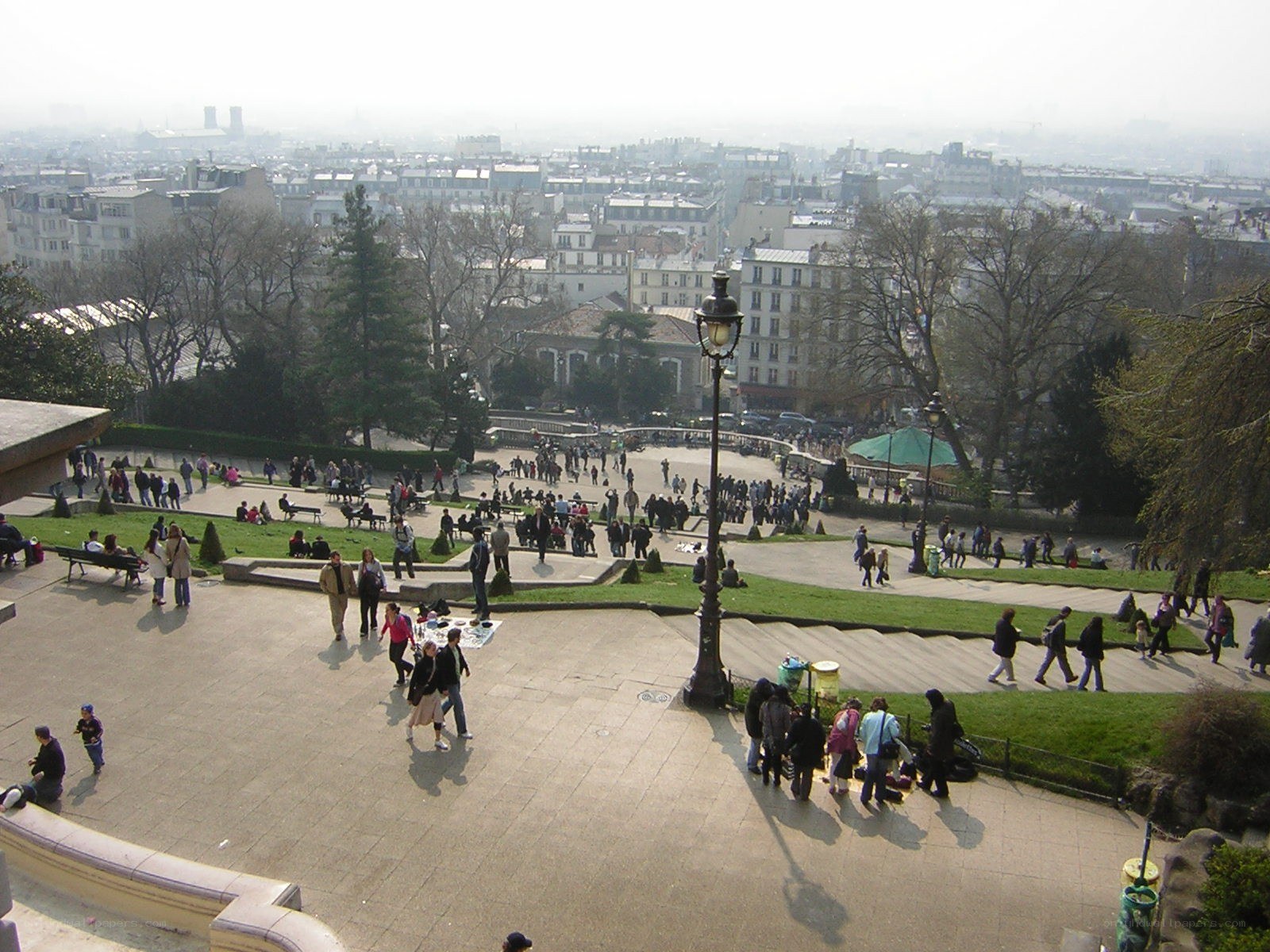 View from Montmartre hill