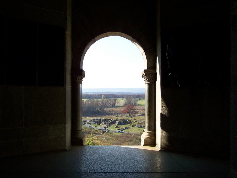 View from Stone Archway