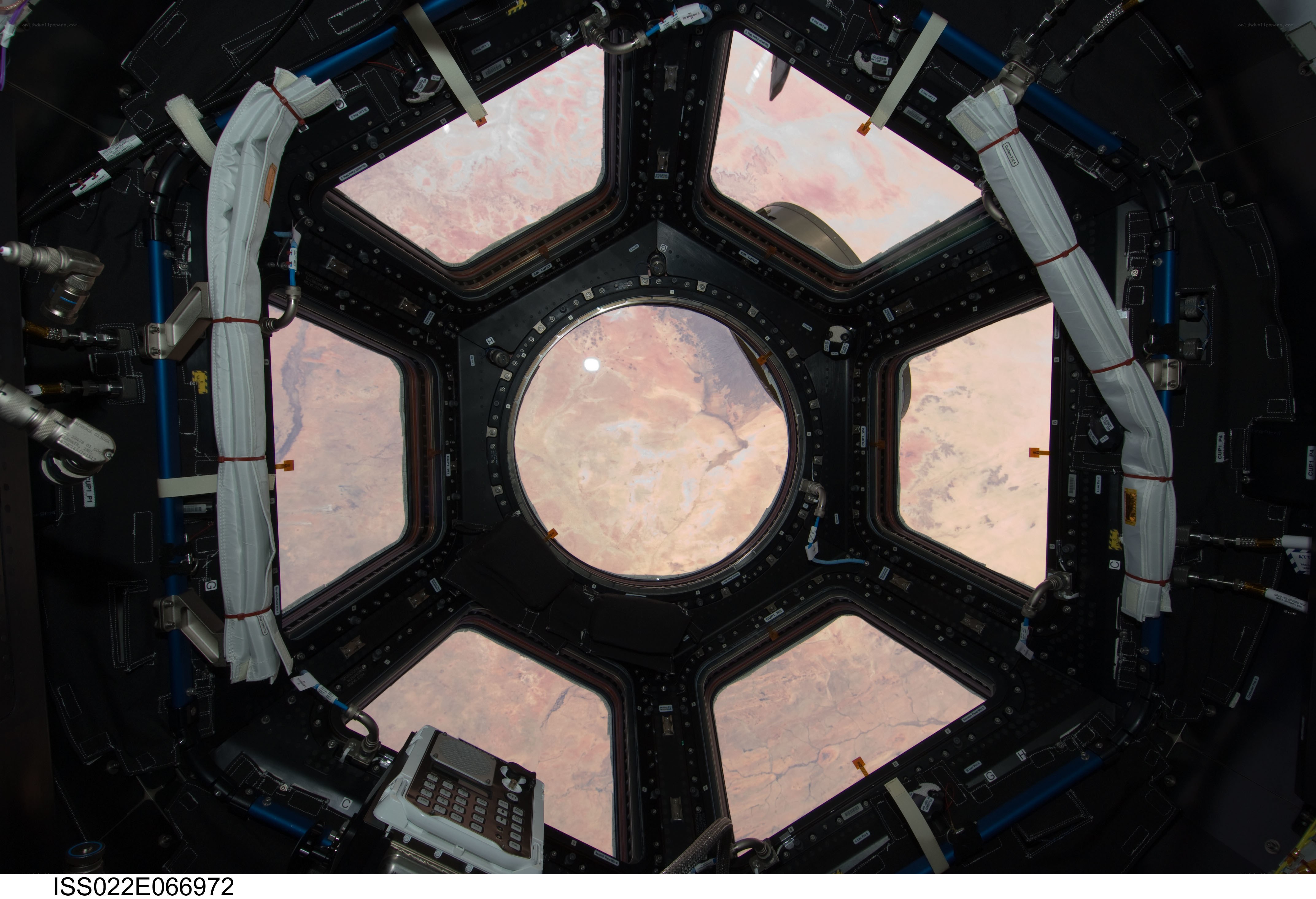 View from the ISS cupola