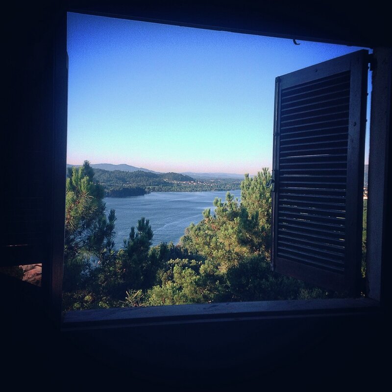 View from Window of Lake