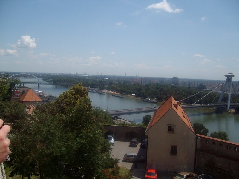 View of river and bridges