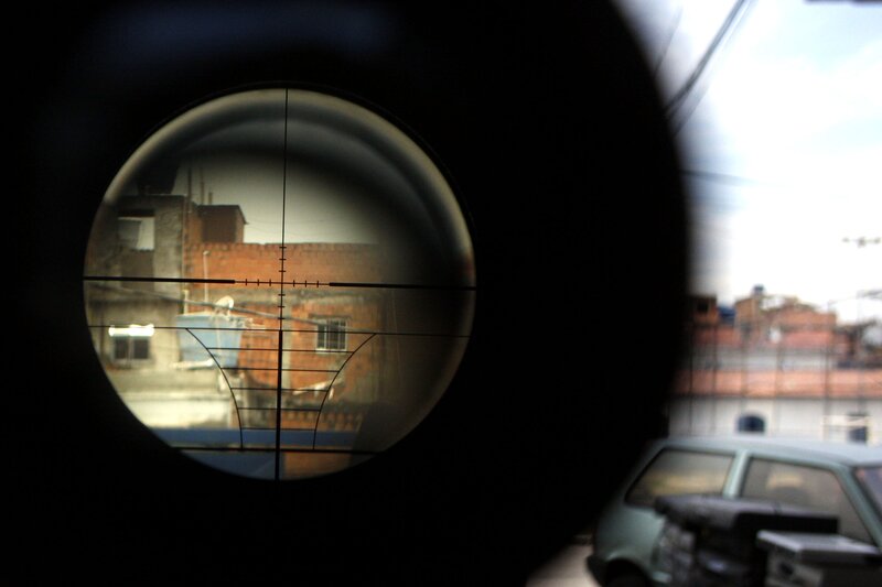 View Through Rifle Scope