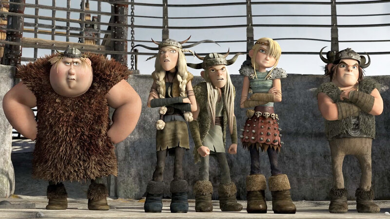 Viking characters in armor