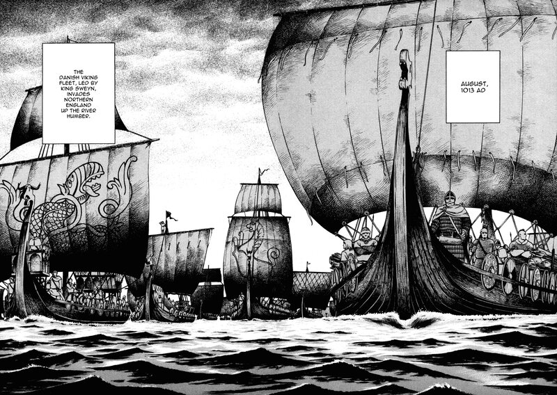 Viking fleet invades England