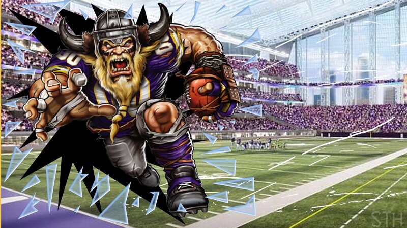Viking Football Player