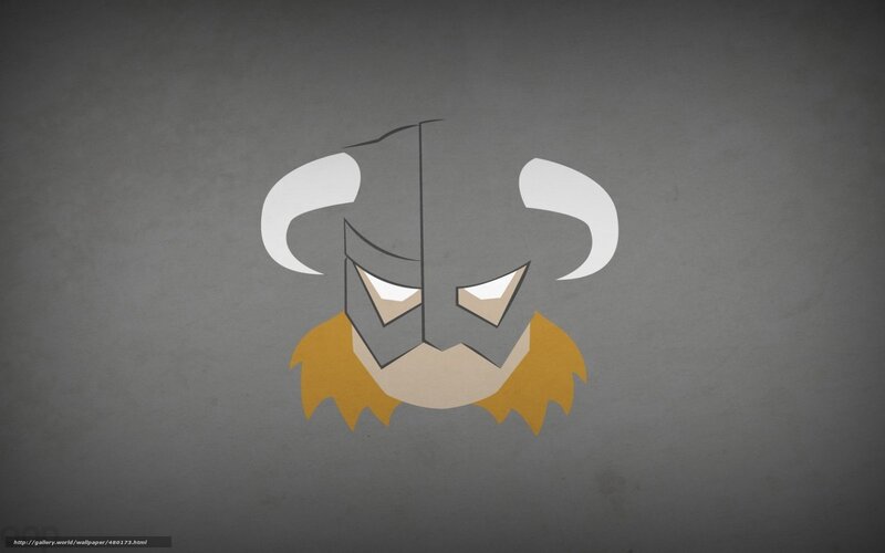 Viking helmet logo