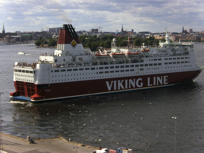 Viking Line Ferry — White
