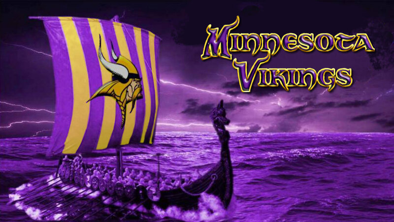 Viking Longship at Sea — Purple, Dramatic