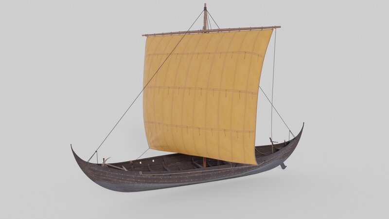 Viking Longship — Brown