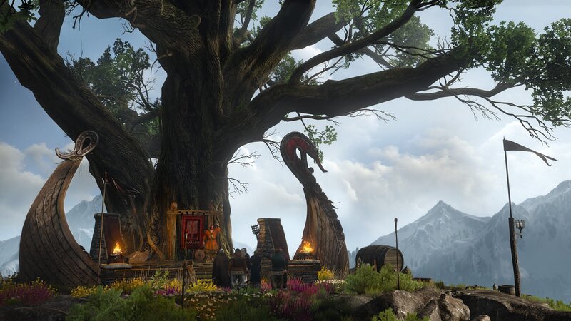 Viking Settlement under Tree