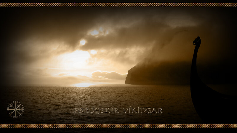 Viking Ship Silhouette