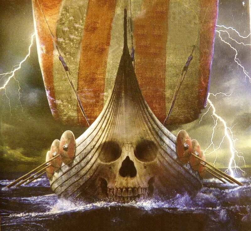 Viking Ship Skull
