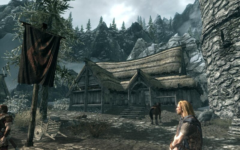 viking village scene