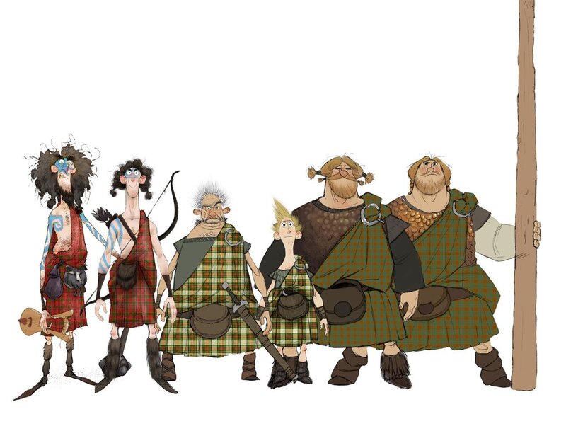 Viking warrior group