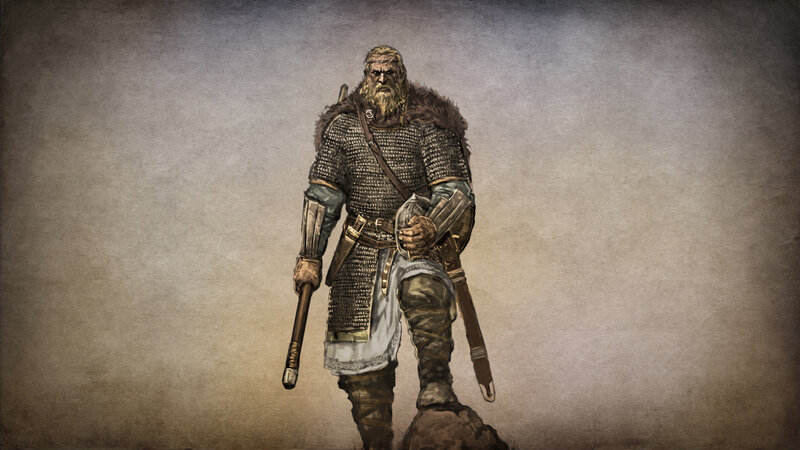 Viking warrior in chainmail