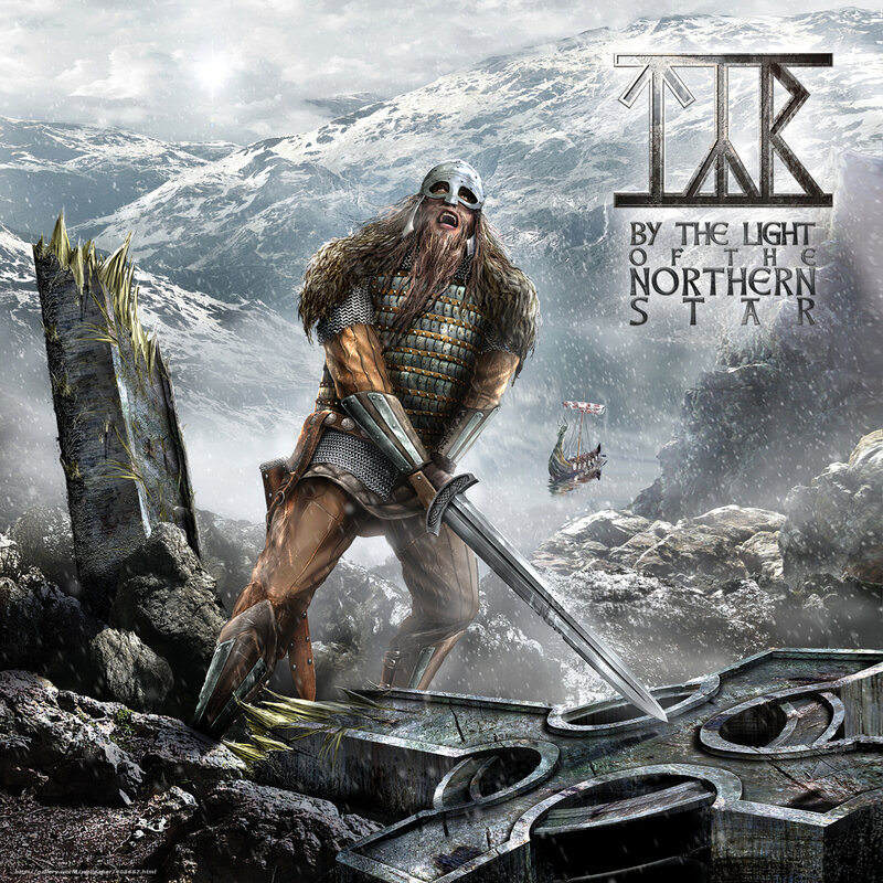 Viking Warrior in Snow — Gray