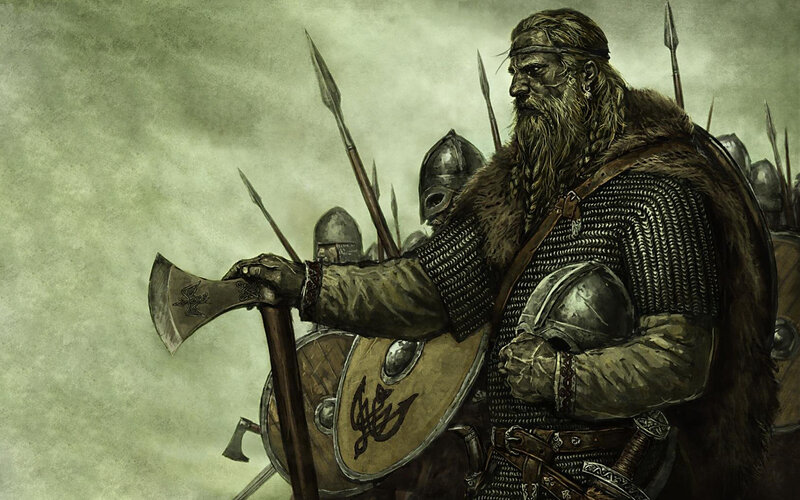 Viking warrior with axe