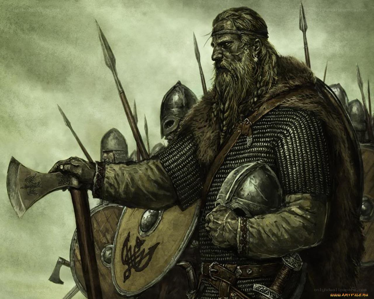 Viking warrior with axe