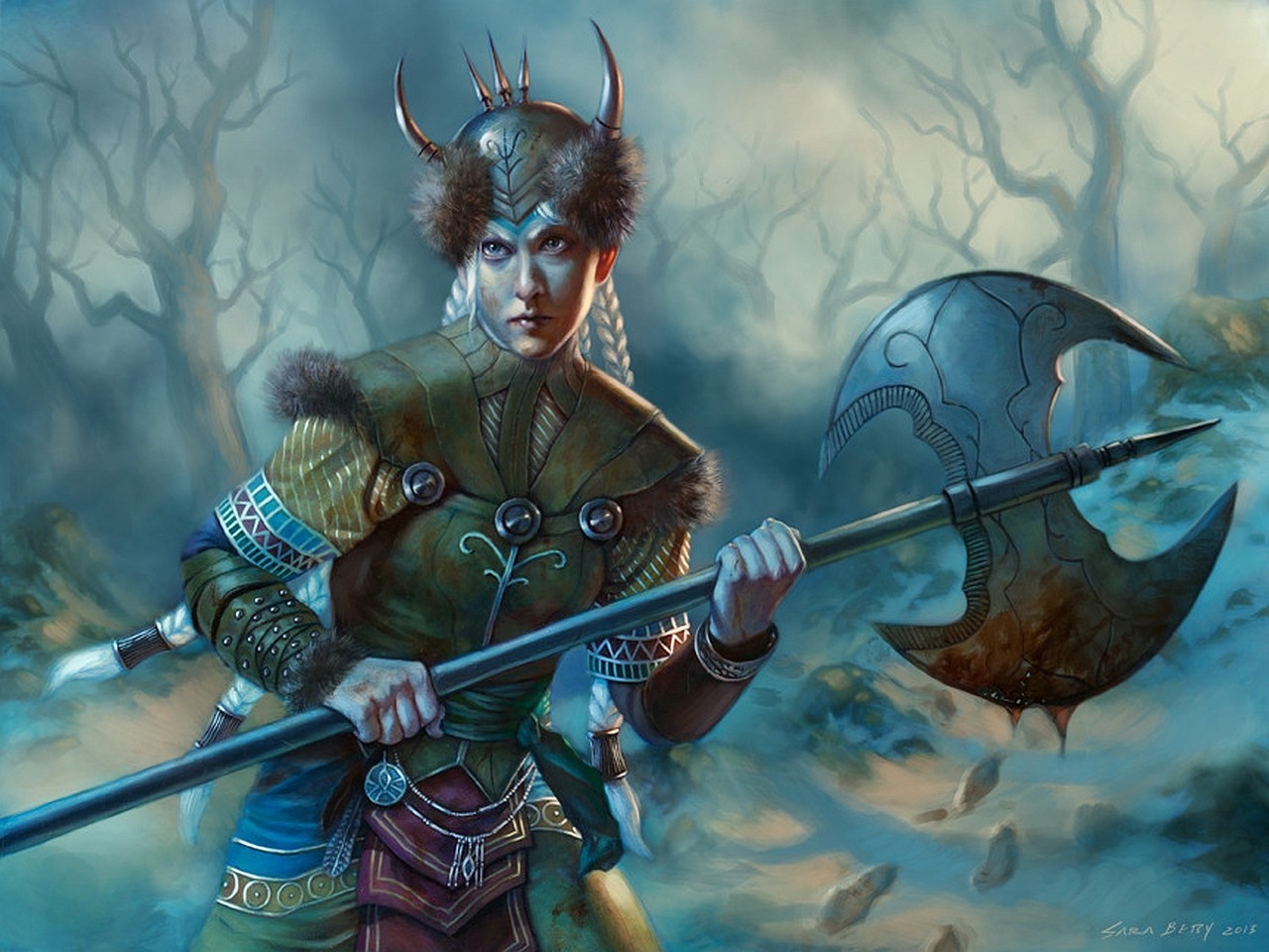 Viking warrior with axe