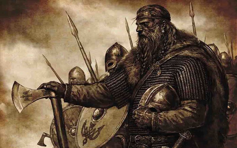 Viking warrior with axe
