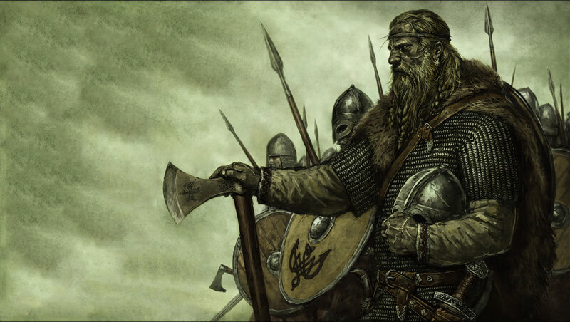 Viking warrior with axe
