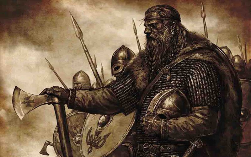 Viking warrior with axe