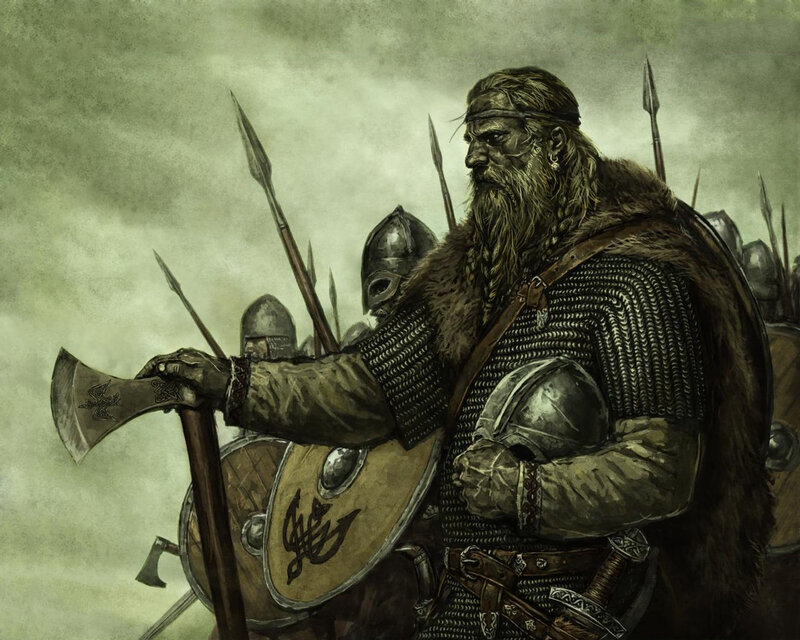 Viking warrior with axe