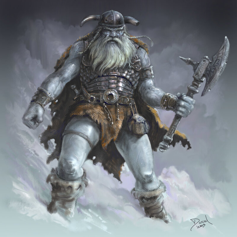 Viking warrior with axe