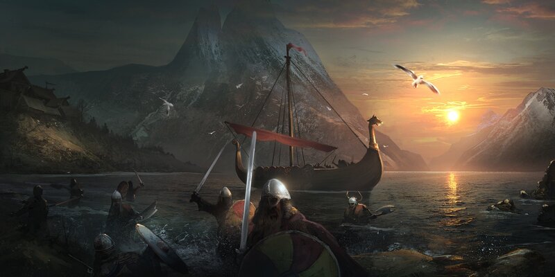 Viking Warriors Landing
