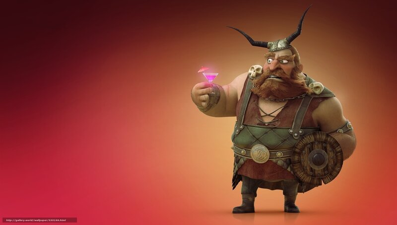 viking with cocktail