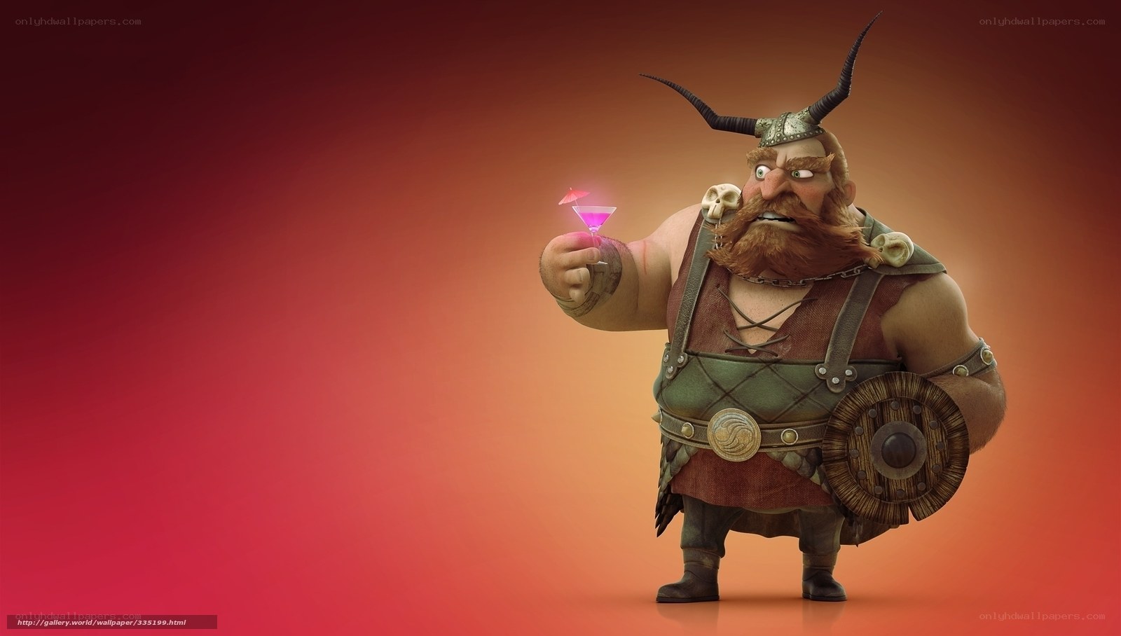 viking with cocktail