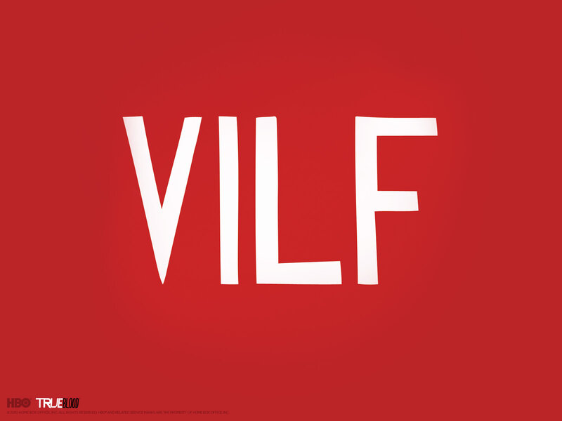 VILF text on red background